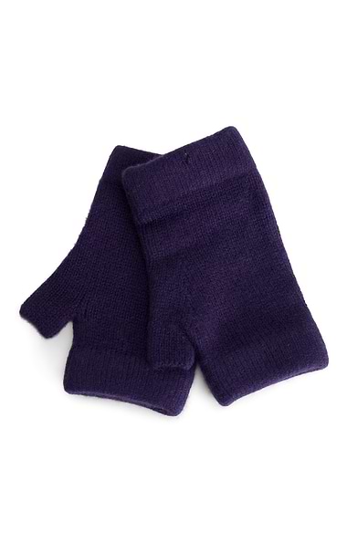 Ladies Gauzy Cashmere Fingerless Mitts