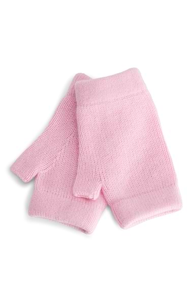Ladies Gauzy Cashmere Fingerless Mitts