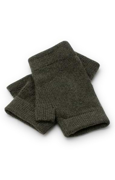 Ladies Gauzy Cashmere Fingerless Mitts
