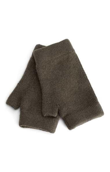 Ladies Gauzy Cashmere Fingerless Mitts