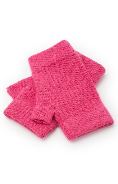 Ladies Gauzy Cashmere Fingerless Mitts