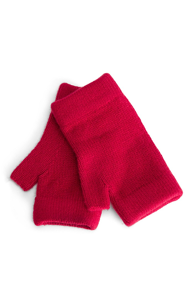 Ladies Gauzy Cashmere Fingerless Mitts