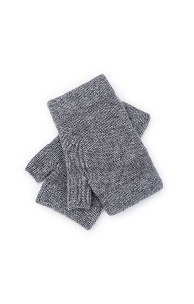Ladies Gauzy Cashmere Fingerless Mitts