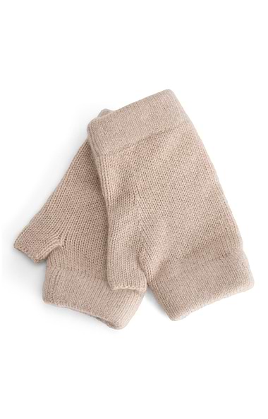 Ladies Gauzy Cashmere Fingerless Mitts