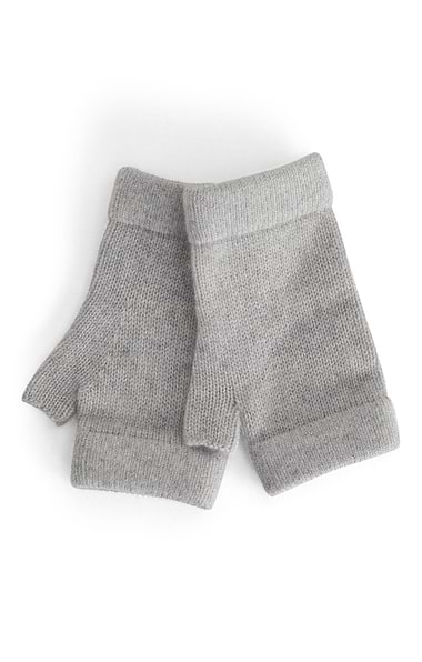 Ladies Gauzy Cashmere Fingerless Mitts