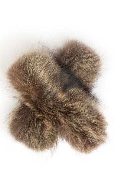 Ladies Racoon Wristwarmers