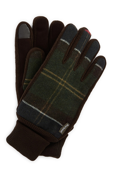 Men's Barbour Hackney Tartan Gloves