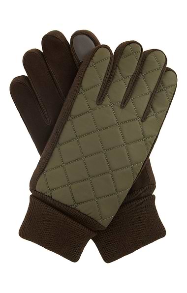 Men's Barbour Magnus Quilt Gloves