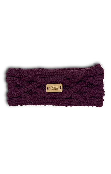 Ladies Cable Knit Headband