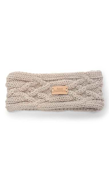 Ladies Cable Knit Headband