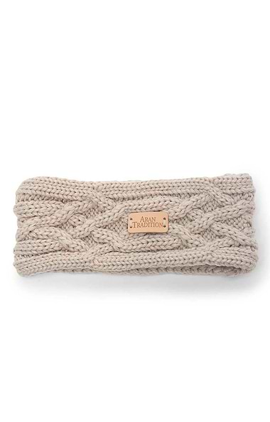 Ladies Cable Knit Headband