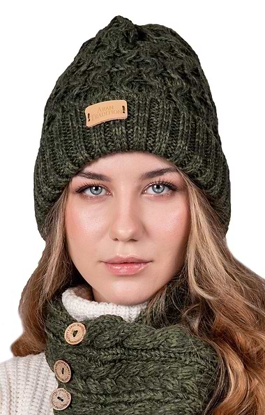 Ladies Cable Knit Beanie