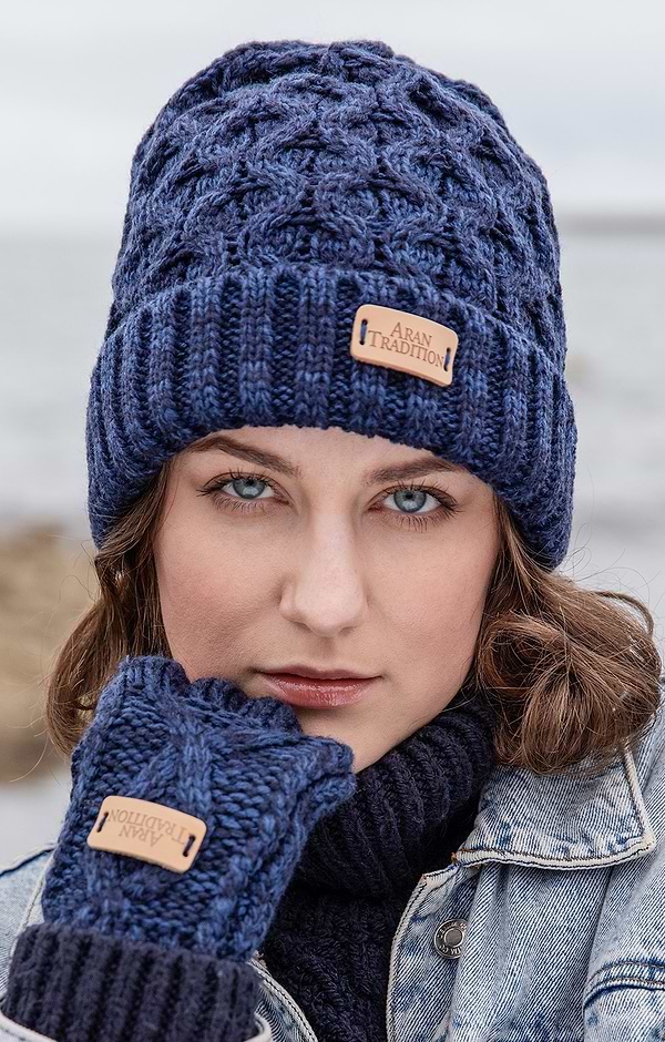 Ladies Cable Knit Beanie
