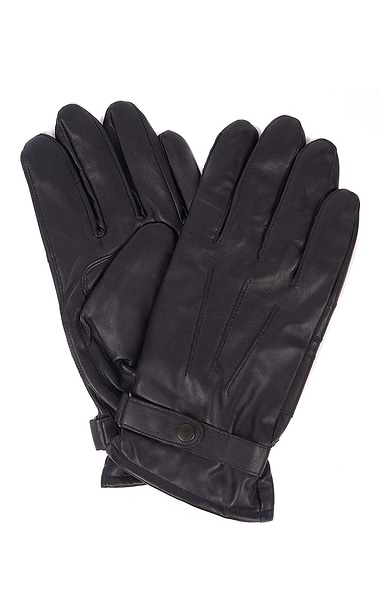 Men's Barbour Burnished Leather Thinsulate Gloves