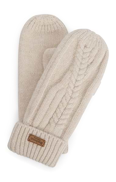 Ladies Barbour Elsdon Knit Mittens