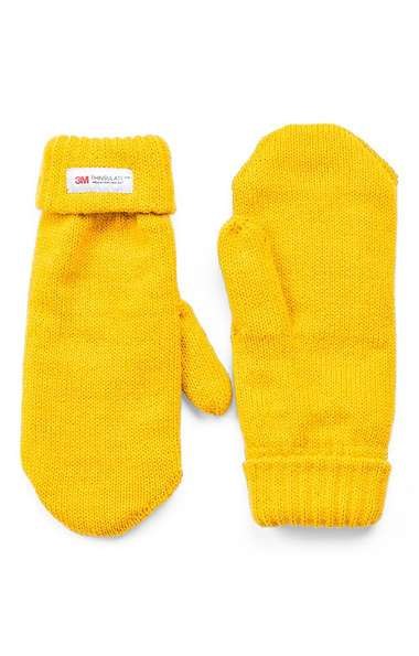 Ladies Knit Thinsulate Mitten Gloves