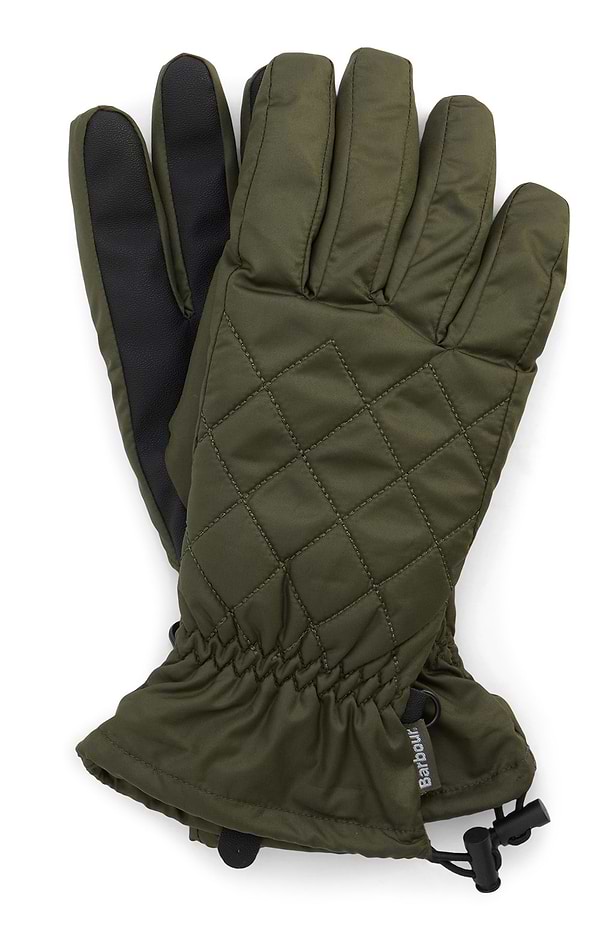Ladies Barbour Joni Quilted Gloves