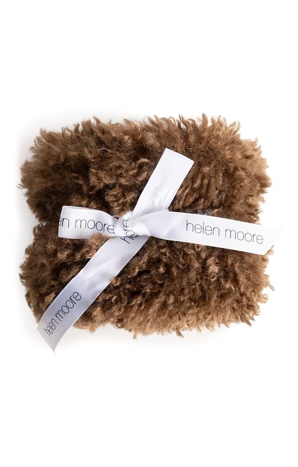 Ladies Helen Moore Faux Sheepskin Wristwarmers