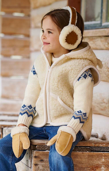 Child's Sheepskin Mittens