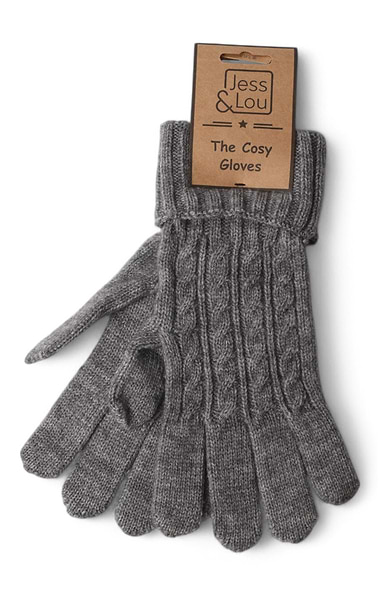 Ladies Cable Knit Gloves