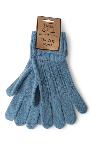 Ladies Cable Knit Gloves