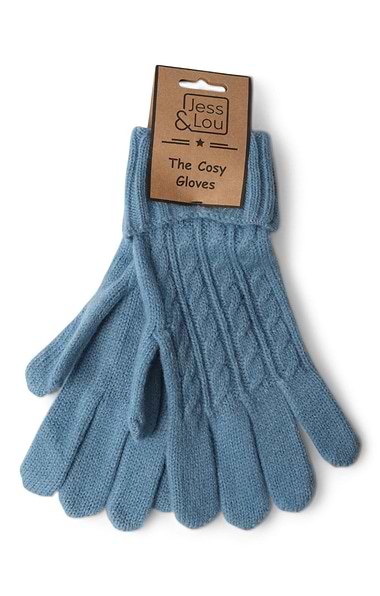 Ladies Cable Knit Gloves