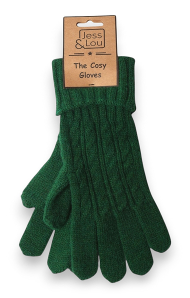 Ladies Cable Knit Gloves