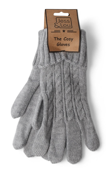 Ladies Cable Knit Gloves