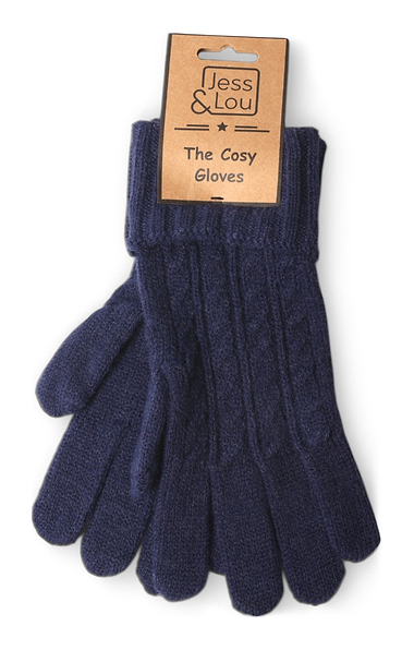 Ladies Cable Knit Gloves