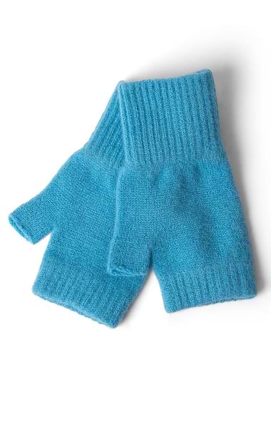 Ladies Lambswool Fingerless Mittens
