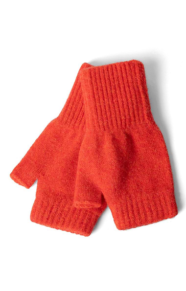Ladies Lambswool Fingerless Mittens