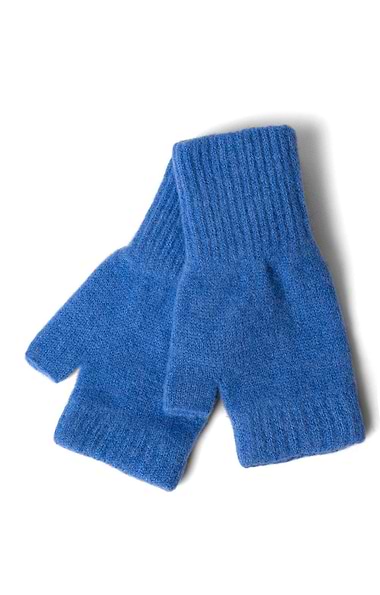 Ladies Lambswool Fingerless Mittens