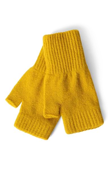 Ladies Lambswool Fingerless Mittens