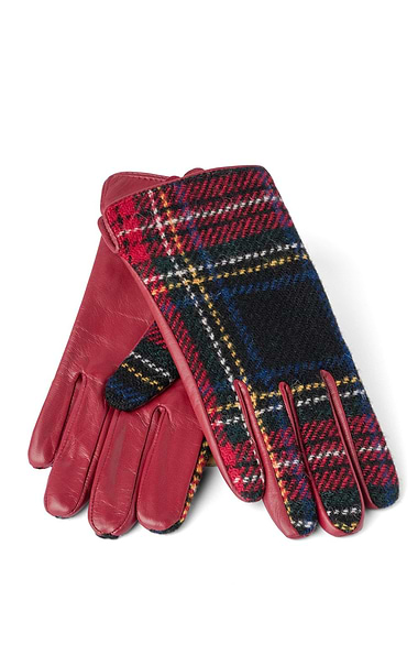 Ladies Harris Tweed® and Leather Gloves