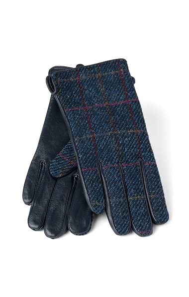Ladies Harris Tweed® and Leather Gloves