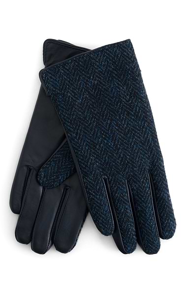 Ladies Harris Tweed® and Leather Gloves