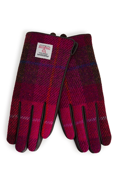 Ladies Harris Tweed® and Leather Gloves