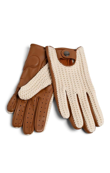 Ladies Leather Stringback Driving Gloves