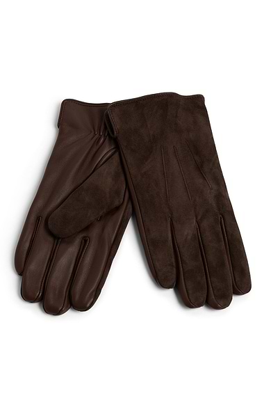 Men's Suede & Leather Gloves