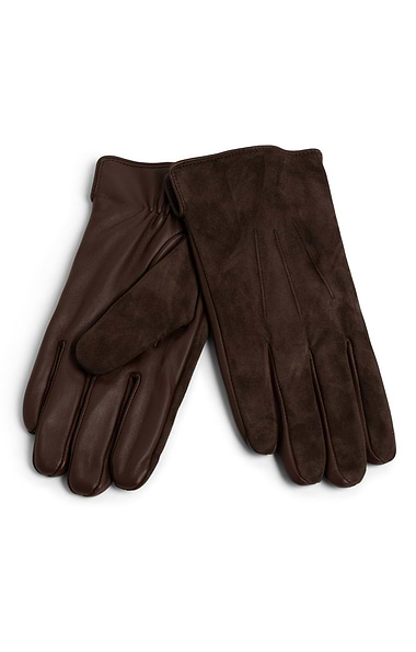 Men's Suede & Leather Gloves
