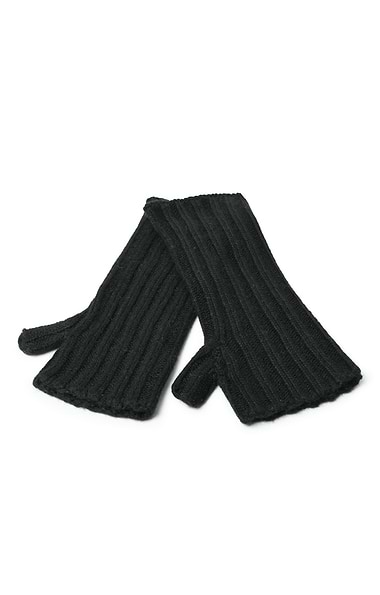 Ladies Cashmere Rib Wristwarmer