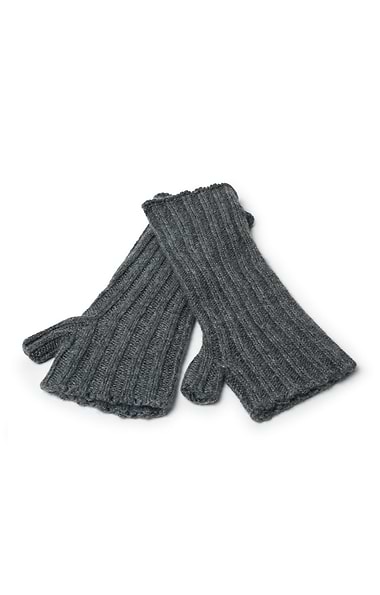 Ladies Cashmere Rib Wristwarmer