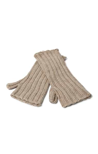 Ladies Cashmere Rib Wristwarmer