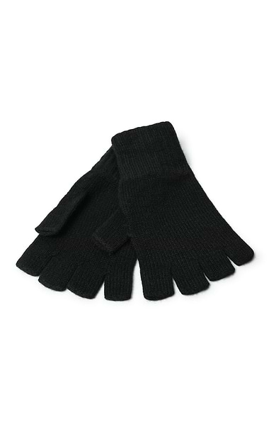 Ladies Cashmere Fingerless Gloves