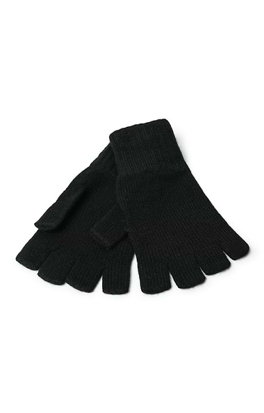 Ladies Cashmere Fingerless Gloves
