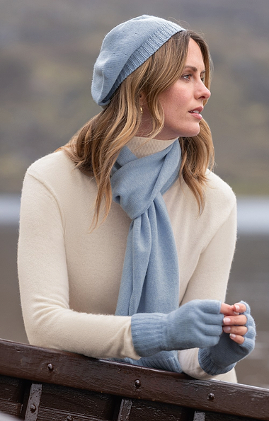Ladies Cashmere Fingerless Gloves
