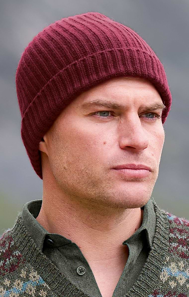 Cashmere Chunky Rib Beanie