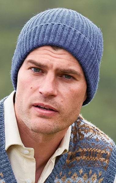 Cashmere Chunky Rib Beanie