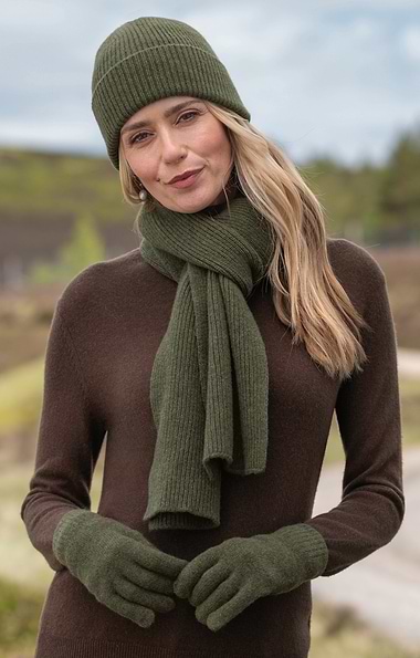 Unisex Robert Mackie Lambswool Gloves
