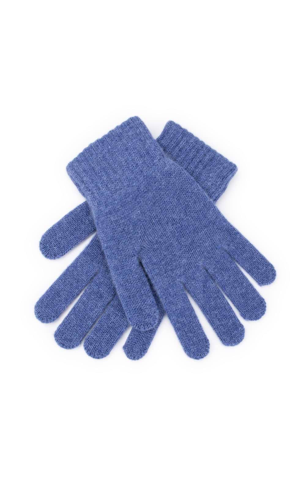 Ladies Gauzy Cashmere Gloves, Grey - House of Bruar